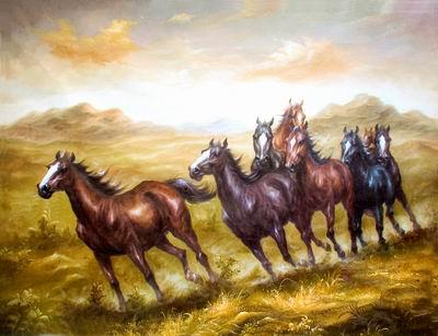 unknow artist Horses 016 oil painting image